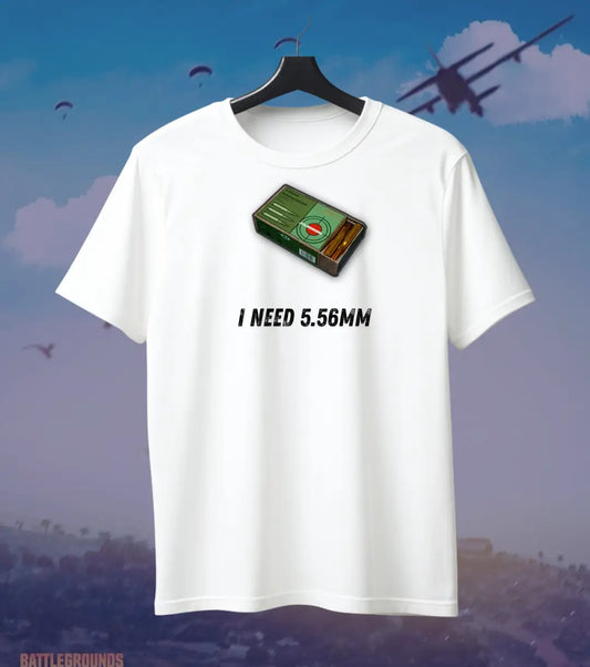 I Need Ammo BGMI T-Shirt | PUBG Battle Royale Meme Tee - BGMI/PUBG