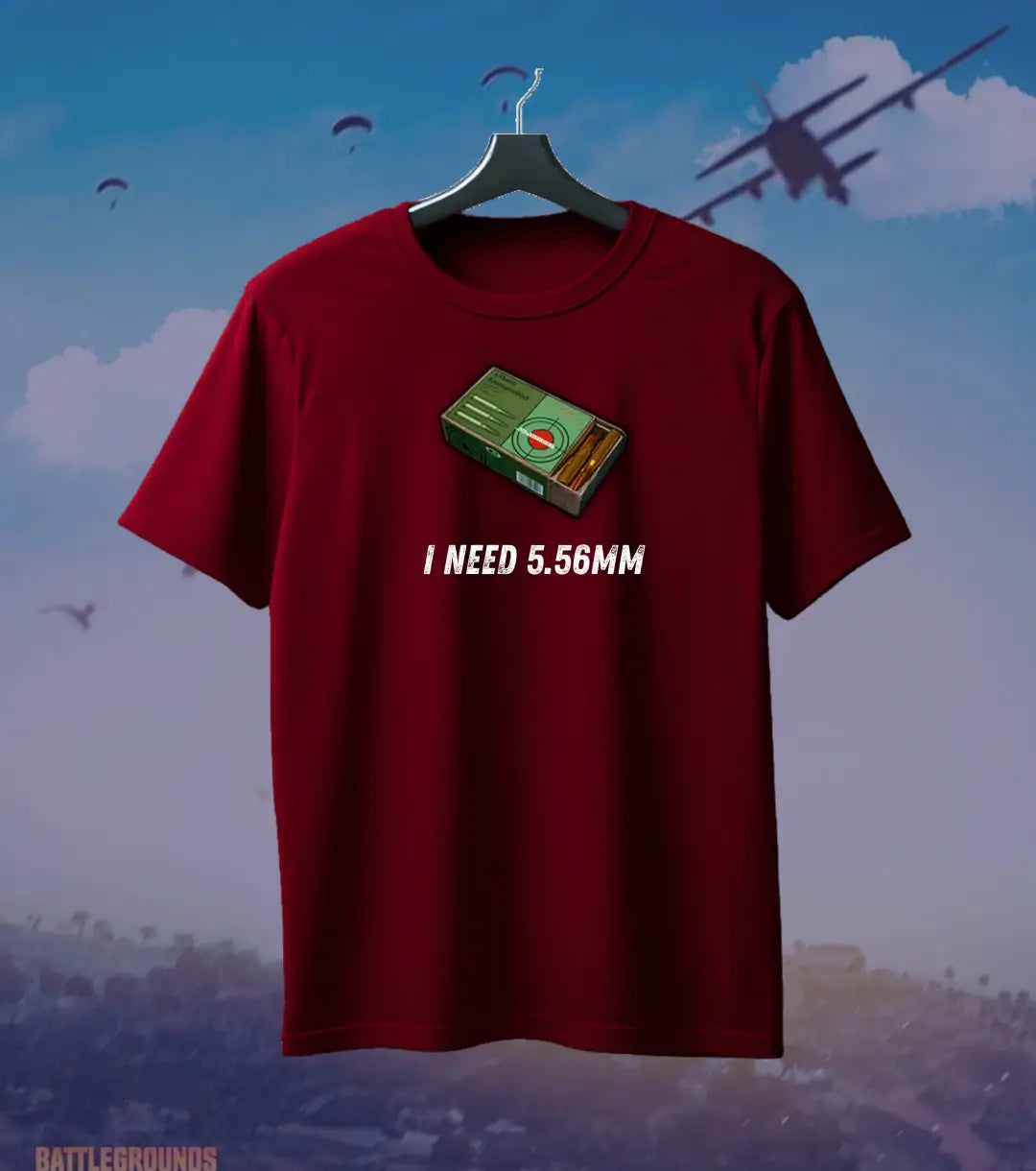 I Need Ammo BGMI T-Shirt | PUBG Battle Royale Meme Tee - BGMI/PUBG