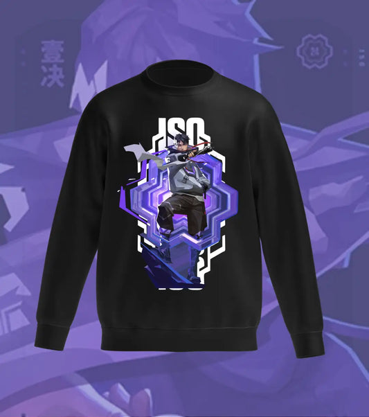 Iso Fragmented Realm Sweatshirt – Valorant Edition - Black / Regular / XS - Valorant