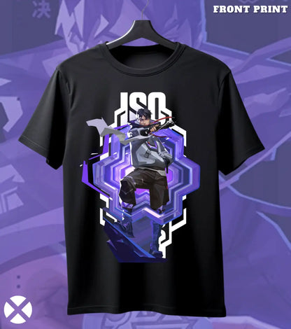 Iso - Solo Strike Valorant T Shirt | Silent Assassin Tee - Front Only / Black / S - Valorant