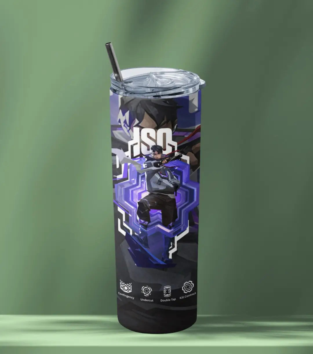 Iso Valorant Tumbler – Reality Fracture | Game-Day Drinkware - Valorant