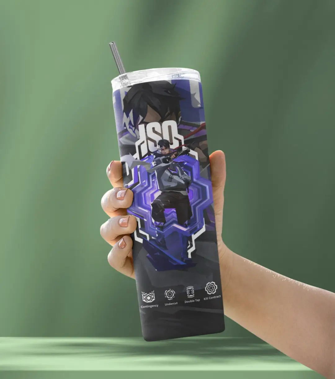 Iso Valorant Tumbler – Reality Fracture | Game-Day Drinkware - Valorant