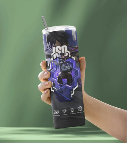 Iso Valorant Tumbler – Reality Fracture | Game-Day Drinkware - Valorant
