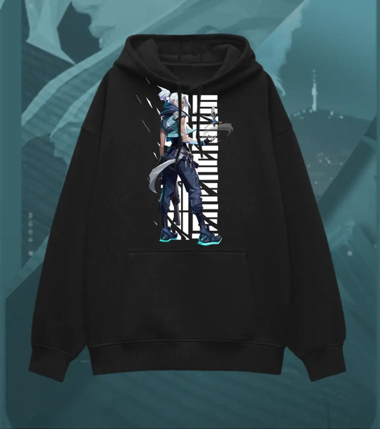 Jett – Stormchaser Valorant Oversized Hoodie | Relaxed Power Layer - Valorant