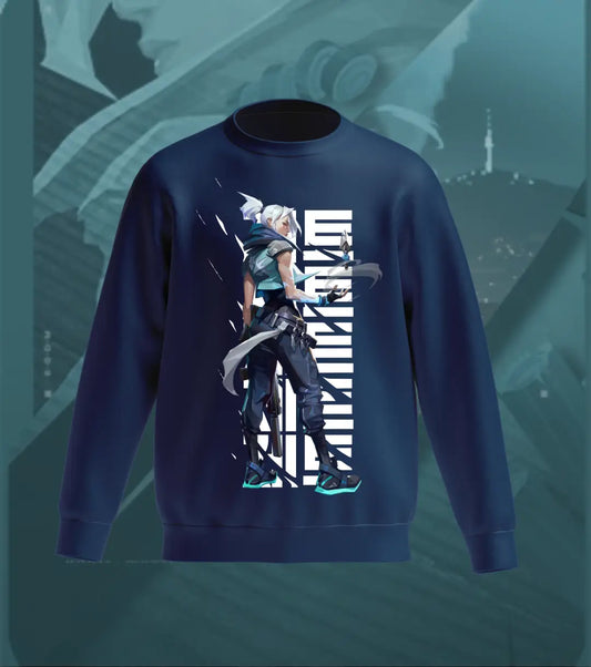 Jett Velocity Sweatshirt – Valorant Edition - Navy / Regular / XS - Valorant