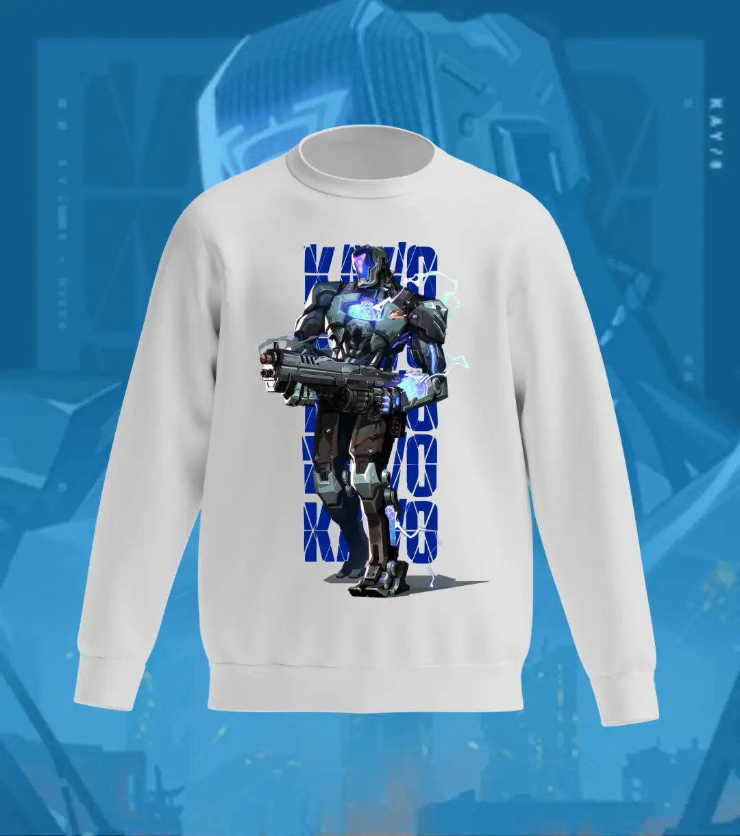 KAY/O Null Protocol Sweatshirt – Valorant Edition - Gray / Regular / XS - Valorant