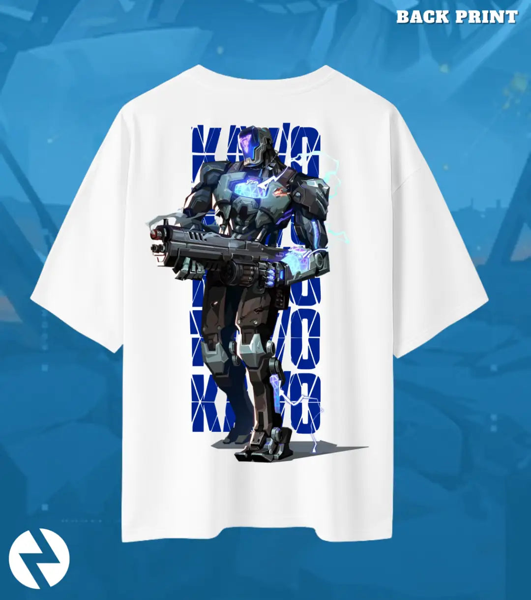 KAY/O – Suppression Protocol Valorant Oversized T Shirt | Built for Big Plays - White / XS / 180GSM - Valorant