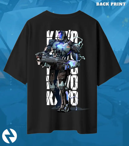 KAY/O – Suppression Protocol Valorant Oversized T Shirt | Built for Big Plays - Black / XS / 180GSM - Valorant