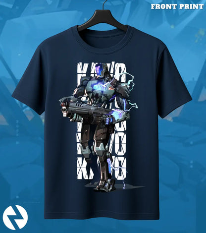KAY/O - Zero Threat Valorant T Shirt | War Machine Tee - Front Only / Navy / S - Valorant