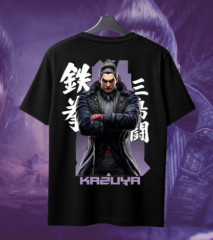 Kazuya Mishima – Devil Within Tee - Back Print / Black / S - Tekken