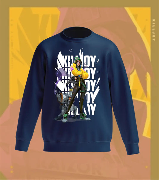 Killjoy Tech Genius Sweatshirt – Valorant Edition - Navy / Regular / XS - Valorant