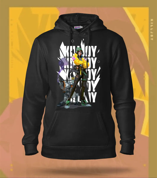 Killjoy | Valorant – Tech Genius Regular Hoodie - Black / XS - Valorant