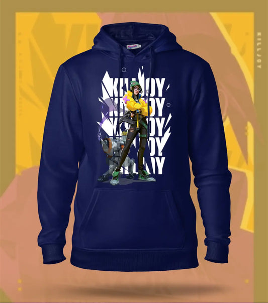 Killjoy | Valorant – Tech Genius Regular Hoodie - Navy / XS - Valorant