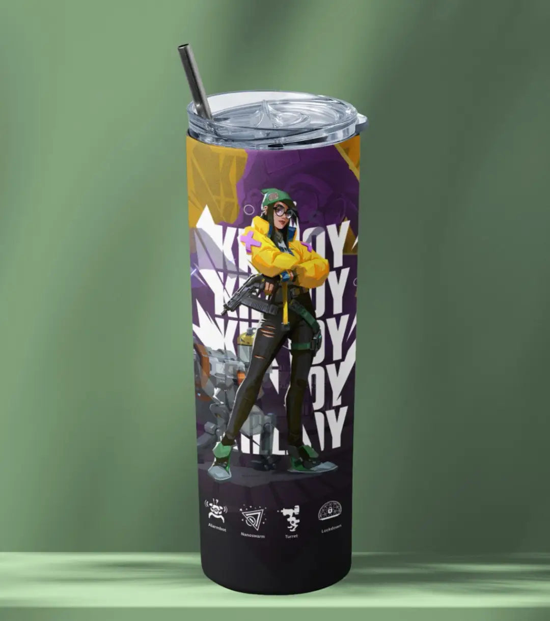 Killjoy Valorant Tumbler – Tech Genius | Everyday Carry - Valorant
