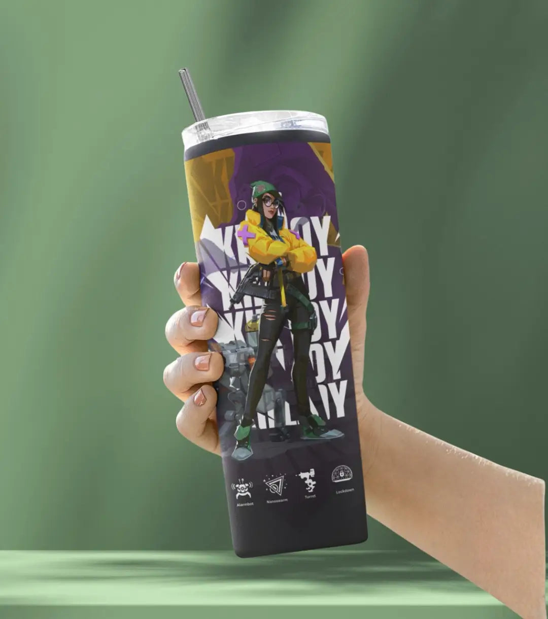 Killjoy Valorant Tumbler – Tech Genius | Everyday Carry - Valorant