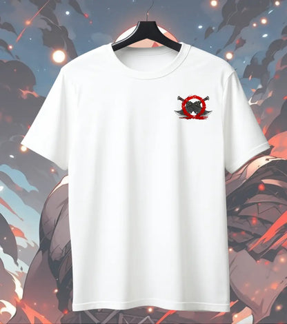 Kratos “BOI” Graphic Oversized T-Shirt – Minimal Gamer Streetwear Tee for Men - God of War