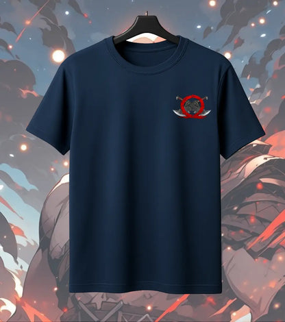 Kratos “BOI” Graphic Oversized T-Shirt – Minimal Gamer Streetwear Tee for Men - God of War