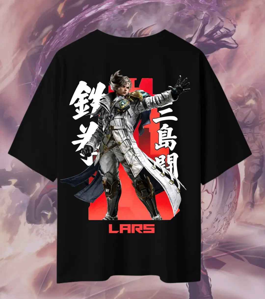 Lars Alexandersson Rebel Leader Tekken T-Shirt | Premium Gaming Tee | Oversized Fit - Tekken