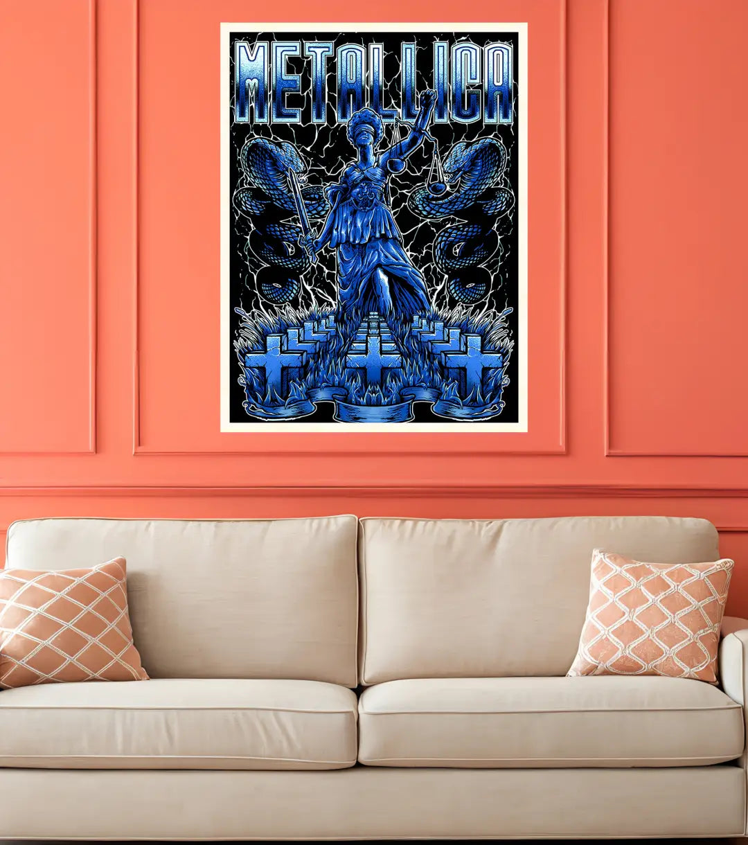 Metallica Justice Reigns Poster