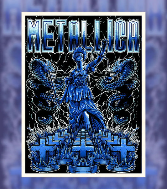 Metallica Justice Reigns Poster - A4 / Unframed