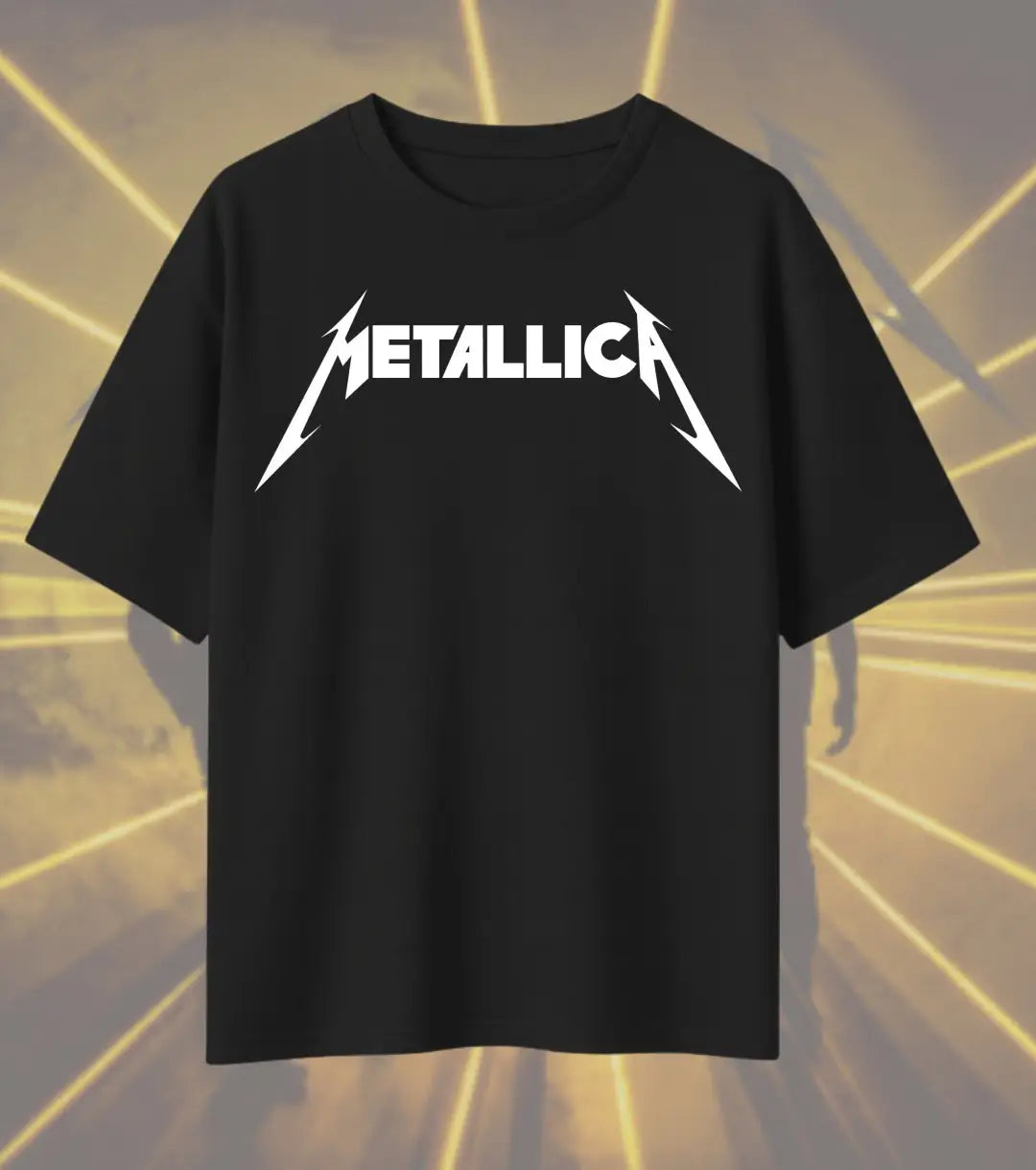 Metallica Shattered Skull Graphic T-Shirt | Broken Skull Heavy Metal Rock Band Tee | Premium Cotton Unisex Oversized