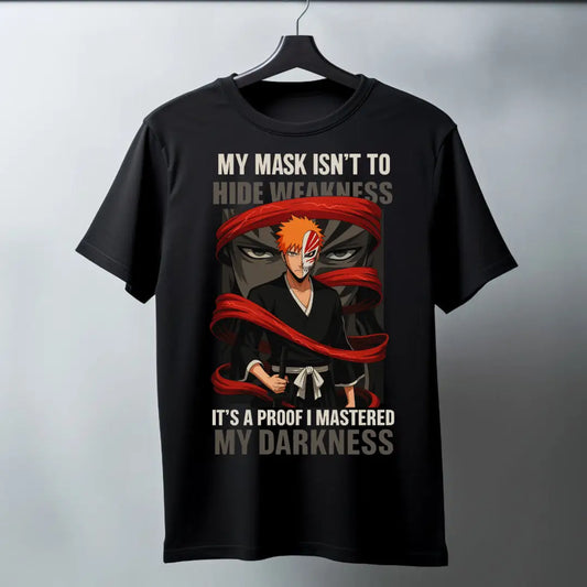 My Mask Isn’t To Hide Weakness – (Ichigo Edition) Regular T-Shirt - Black / S