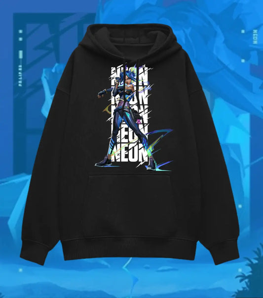 Neon – Speed Surge Valorant Oversized Hoodie | Bold Comfort Fit - Valorant