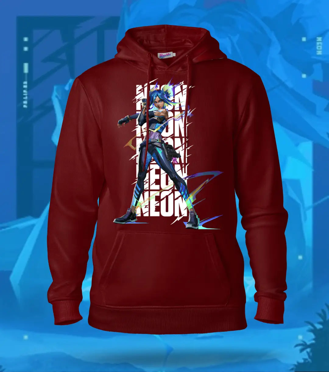 Neon | Valorant – Speed Surge Regular Hoodie - Maroon / XS - Valorant