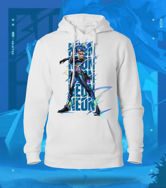 Neon | Valorant – Speed Surge Regular Hoodie - White / XS - Valorant