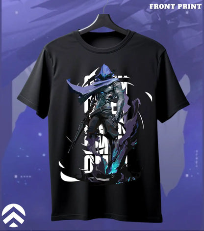 Omen - Shadow Broker Valorant T Shirt | Silent Control Tee - Front / Black / S - Valorant