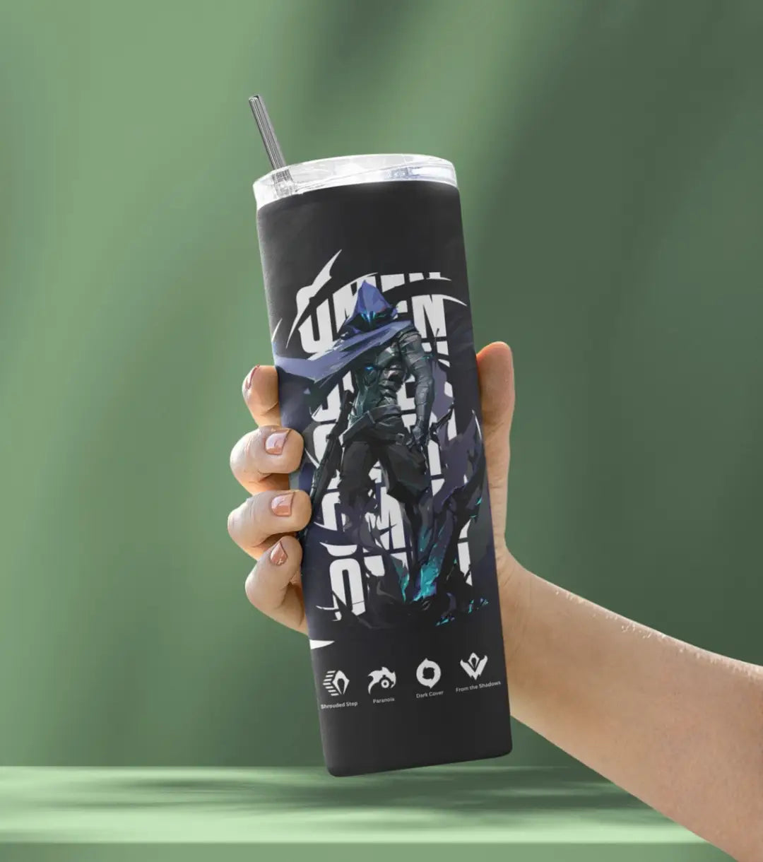 Omen Valorant Tumbler – Shadow Walker | Hydration On Command - Valorant