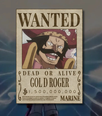 One Piece Anime Posters | Select Your Favorite Character Design | Premium Wall Art Collection - A4 / Unframed / Gold