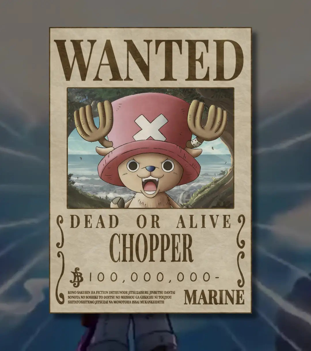 One Piece Anime Posters | Select Your Favorite Character Design | Premium Wall Art Collection - A4 / Unframed / Chopper
