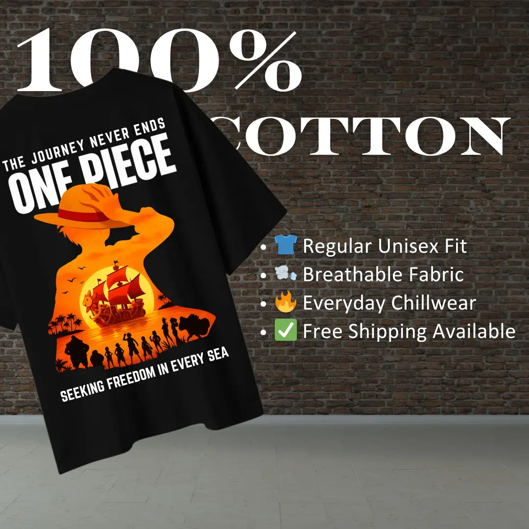One Piece – Seeking Freedom (Sunset Edition) Oversized