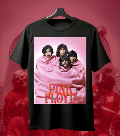 Pink Floyd Pink Suits Band Portrait Regular T-Shirt