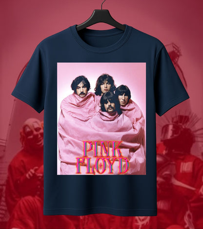 Pink Floyd Pink Suits Band Portrait Regular T-Shirt