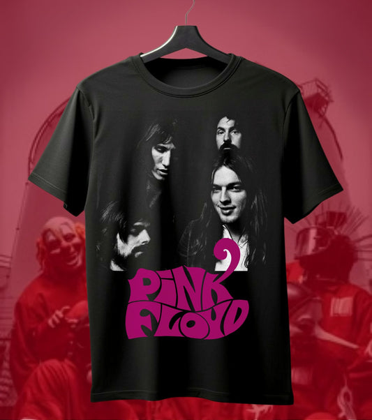 Pink Floyd Portrait Logo Graphic Regular T-Shirt