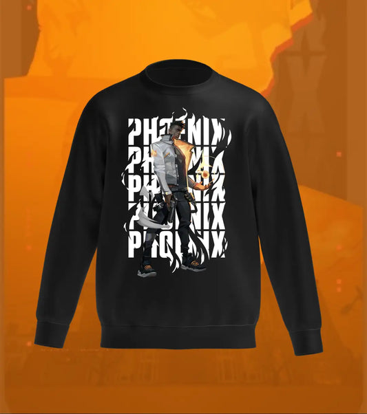 Phoenix Reignite Sweatshirt – Valorant Edition - Black / Regular / XS - Valorant