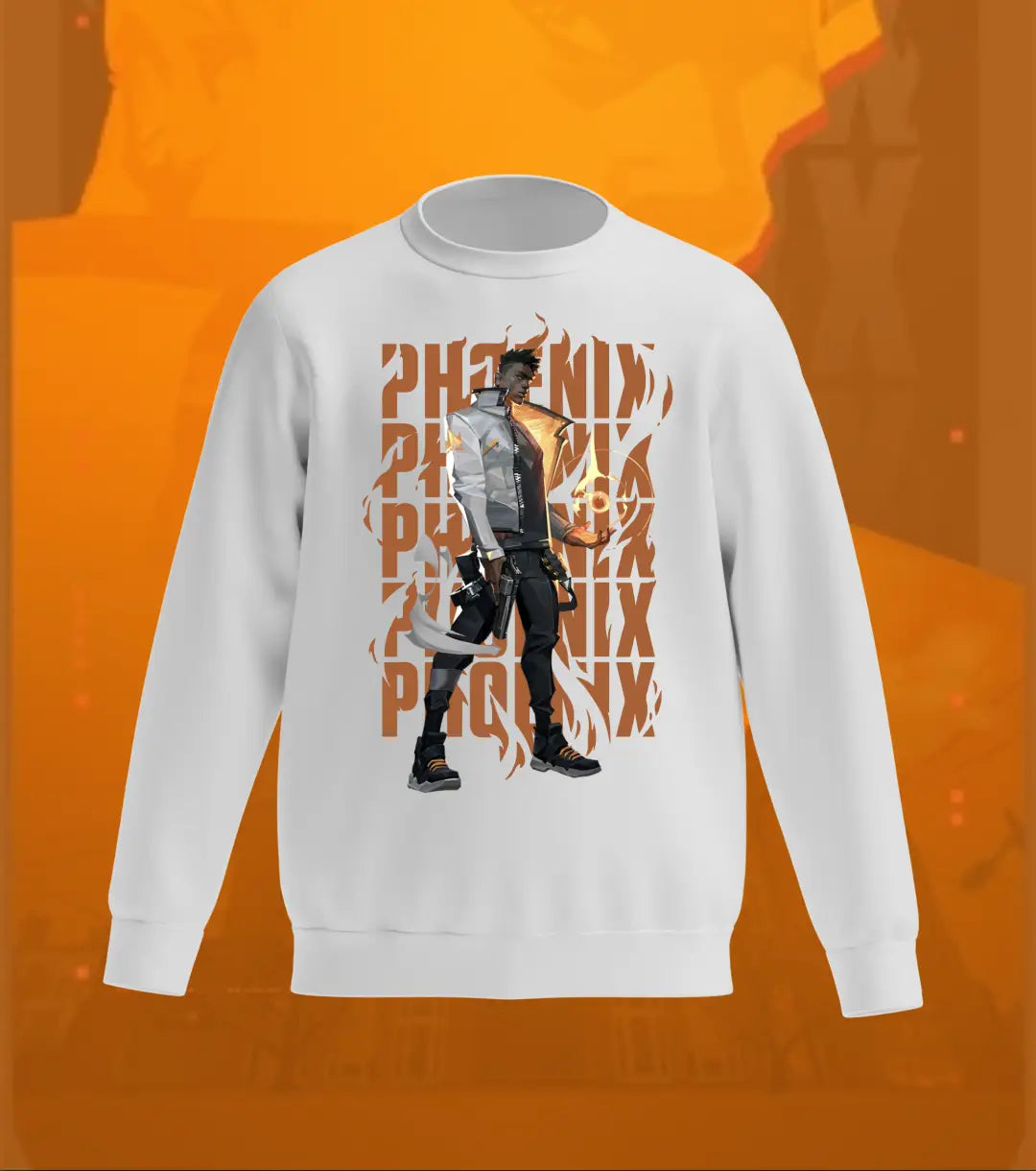 Phoenix Reignite Sweatshirt – Valorant Edition - Gray / Regular / XS - Valorant