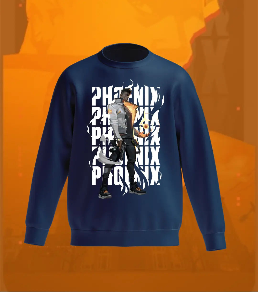 Phoenix Reignite Sweatshirt – Valorant Edition - Navy / Regular / XS - Valorant