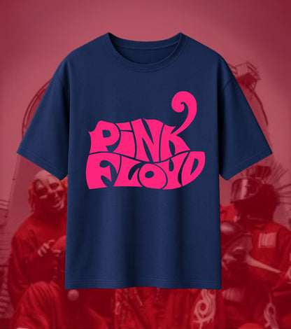 Pink Floyd oversized T-shirt - Navy logo reference