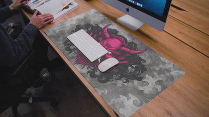 Samurai Oni Demon Gaming Mousepad