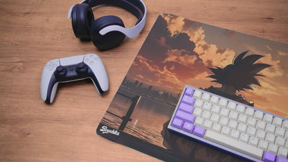 Sunset Serenity – Warrior’s Reflection Goku Mousepad
