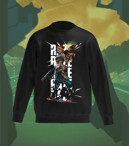 Raze Boom Burst Sweatshirt – Valorant Edition - Black / Regular / XS - Valorant