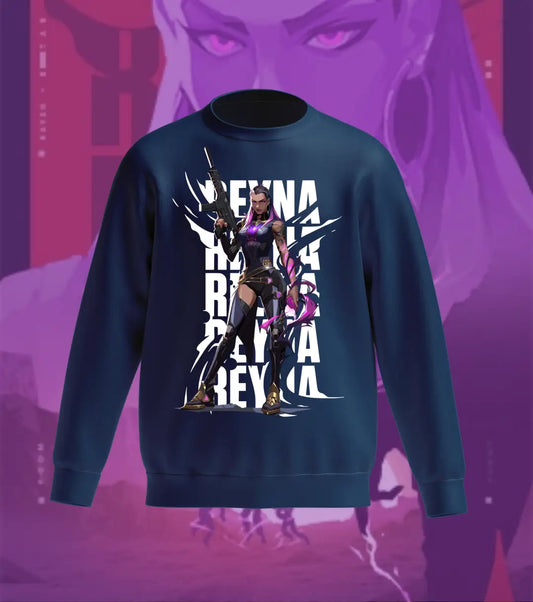Reyna Soul Stealer Sweatshirt – Valorant Edition - Navy / Regular / XS - Valorant