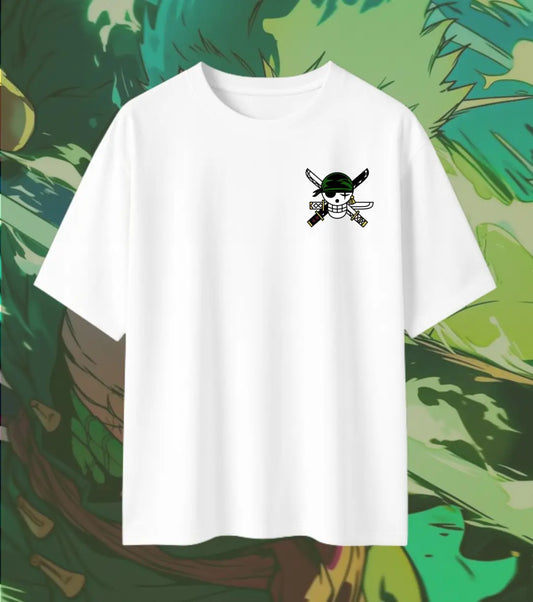 Roronoa Zoro Oversized T-Shirt – Three Sword Style Anime Tee | Kaido Dragon Battle Print Streetwear - One Piece