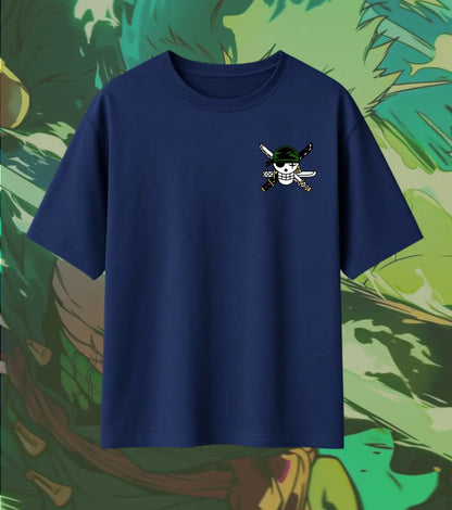 Roronoa Zoro Oversized T-Shirt – Three Sword Style Anime Tee | Kaido Dragon Battle Print Streetwear - One Piece