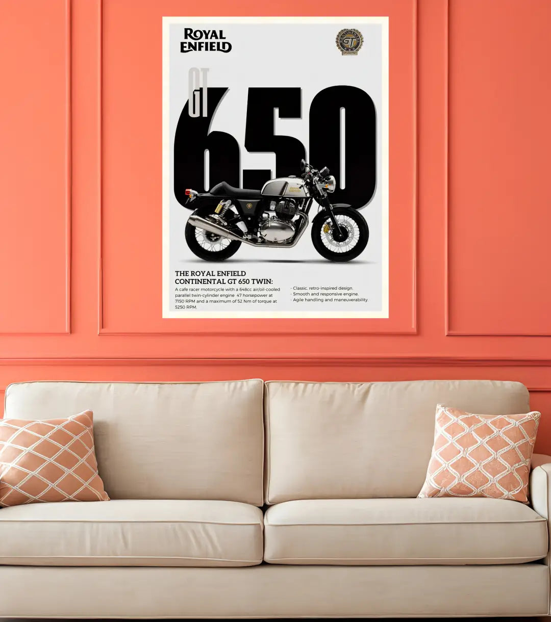 Royal Enfield Continental GT 650 Poster - Automotive