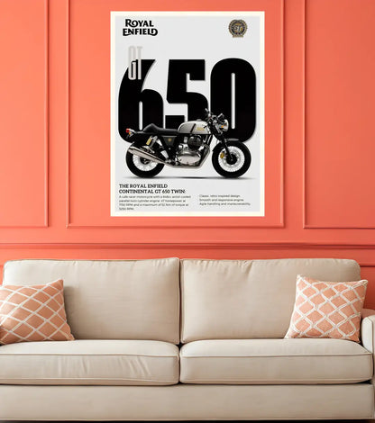 Royal Enfield Continental GT 650 Poster - Automotive