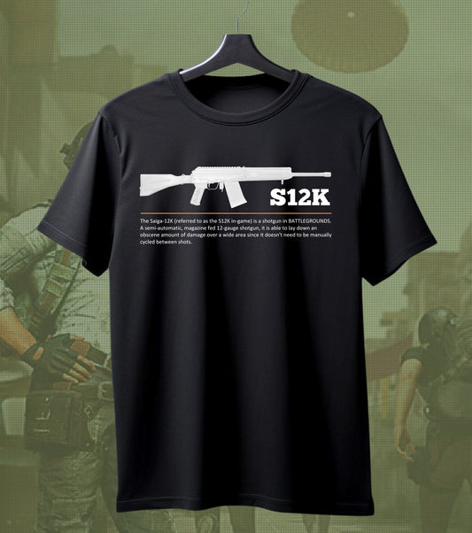 S12K Shotgun graphic T-Shirt Clearance